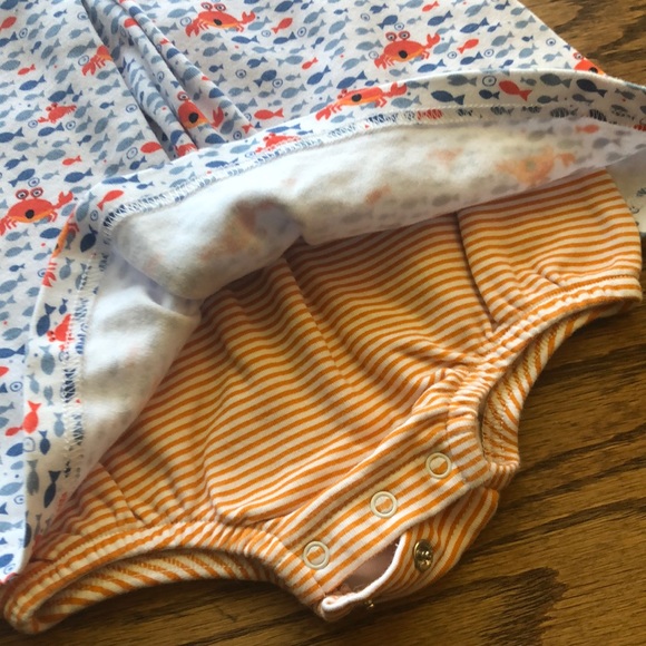 ⭐️ Zutano Baby Girl’s Sleeveless Bodysuit Dress - Picture 3 of 4